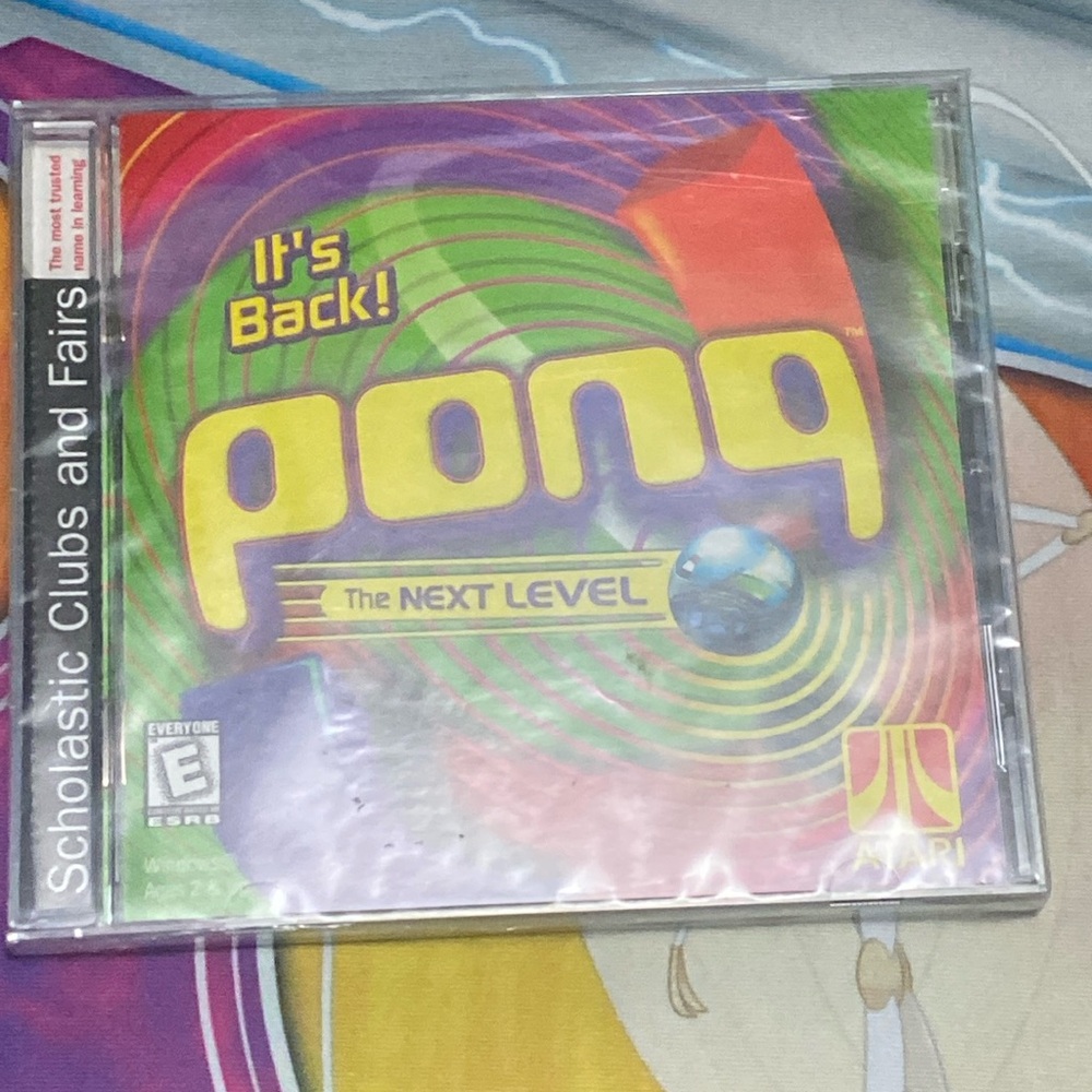 Pong The Next Level Atari Windows 95/98 Sealed Brand New 1999 CD Rom Game